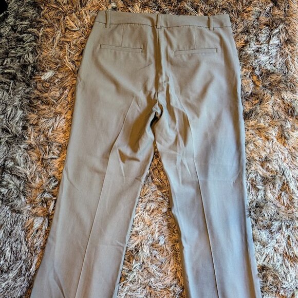 Banana Republic Factory Giovana Sculpted Bootcut Trousers Pants 8P NWOT Gray - Picture 13 of 14
